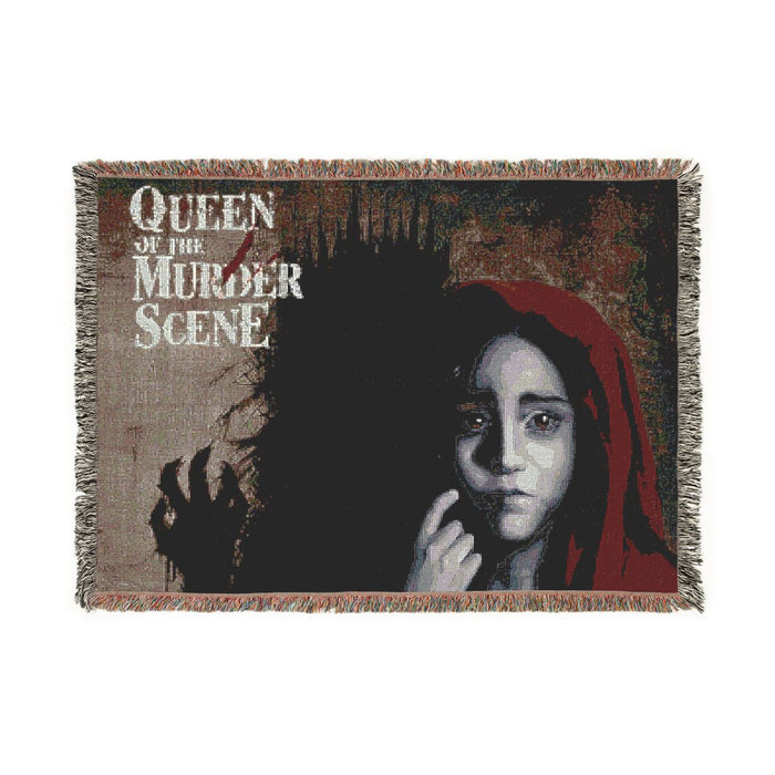 The Warning – Queen of the Murder Scene Woven Blanket