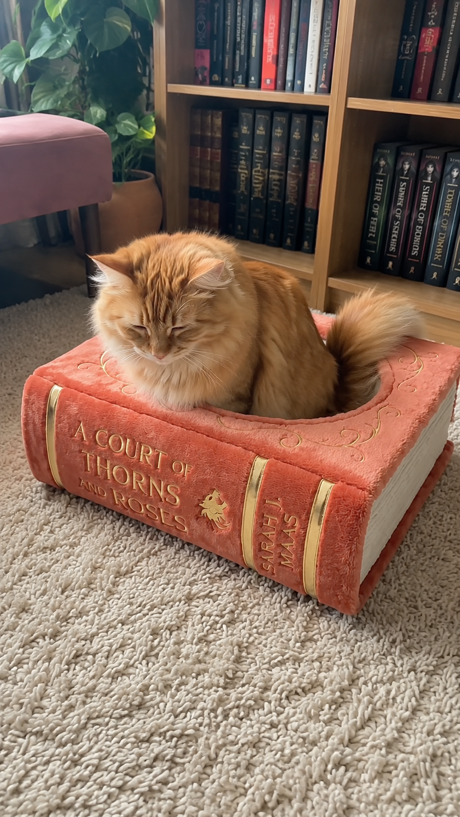 Book-Themed Pet Beds