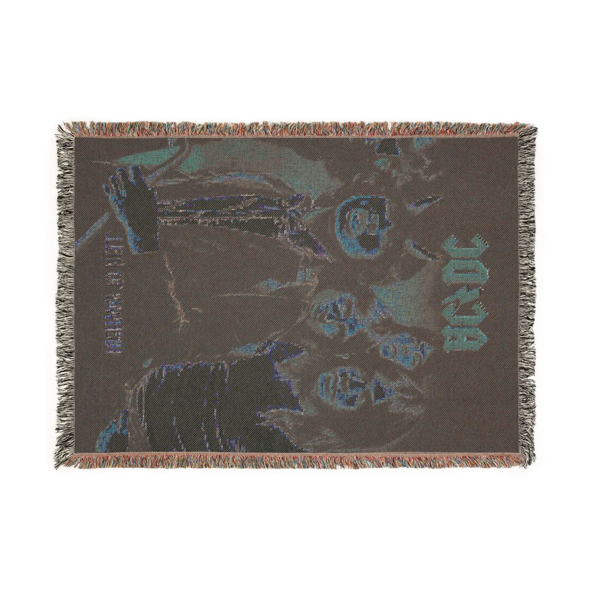 Highway to Hell woven blanket back