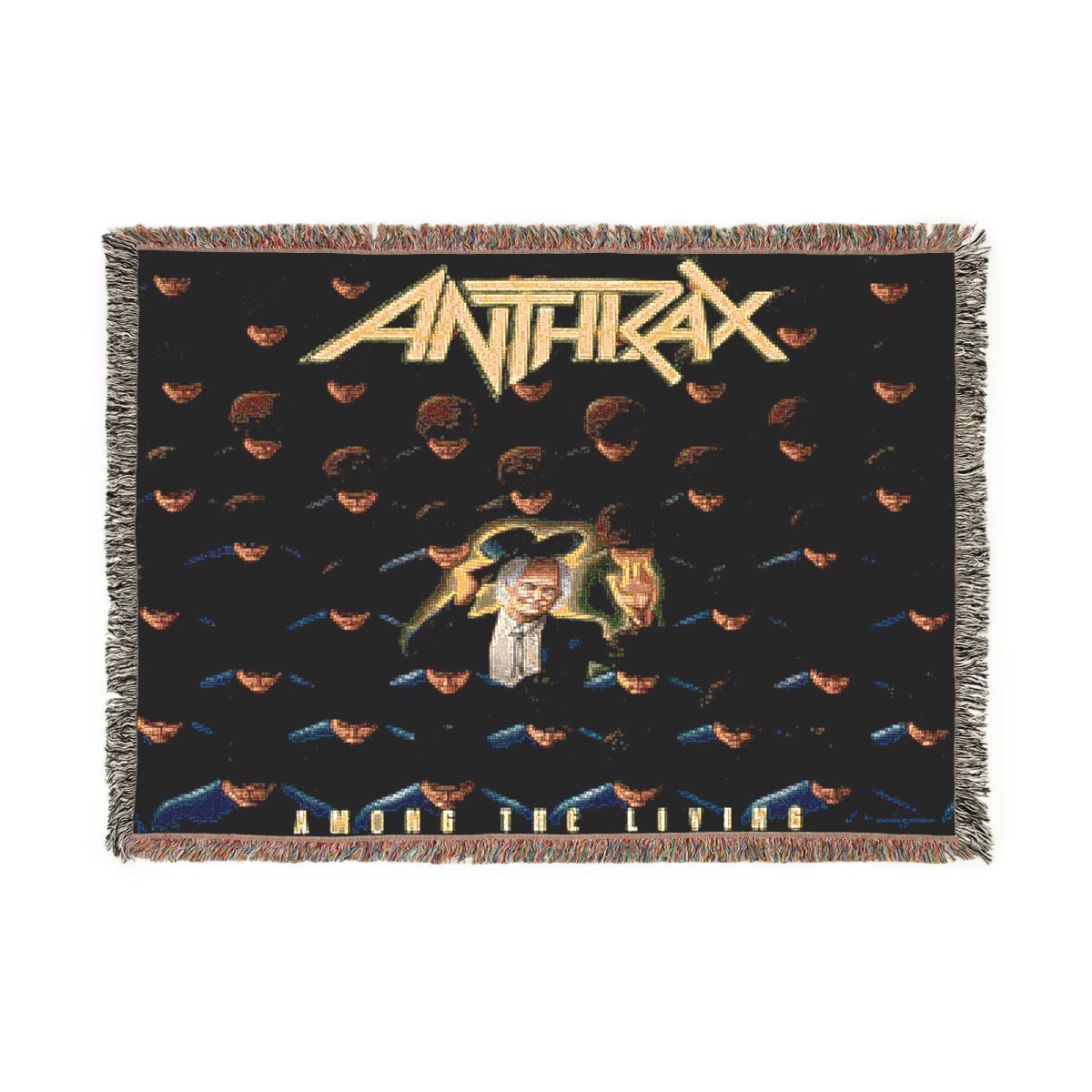 Anthrax – Among the Living woven blanket