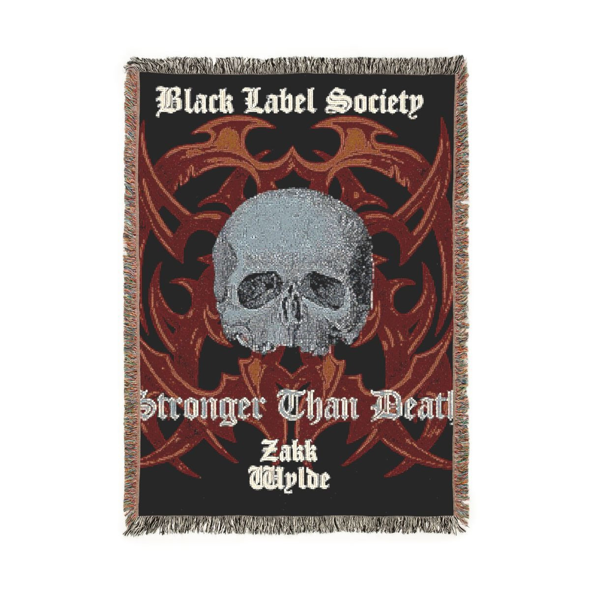 Black Label Society Stronger Than Death woven blanket