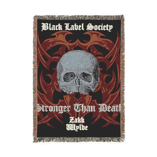 Black Label Society Stronger Than Death woven blanket