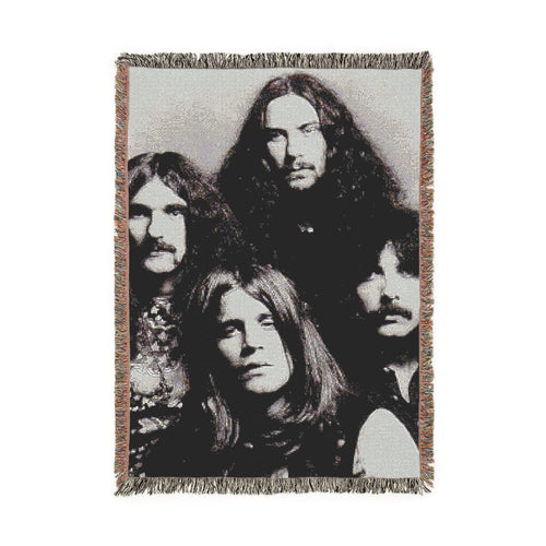 Black Sabbath original lineup woven blanket
