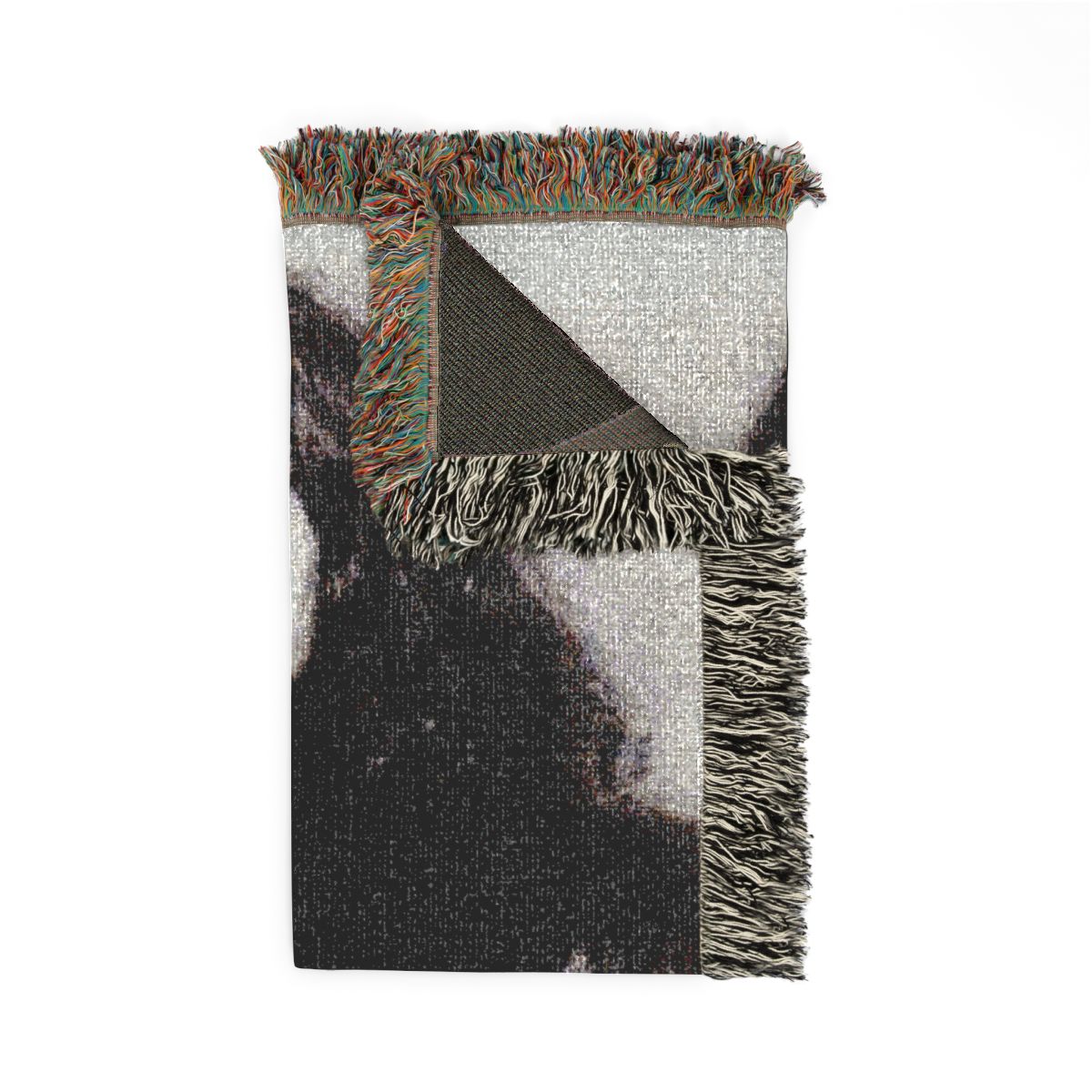 Black Sabbath original lineup woven blanket folded