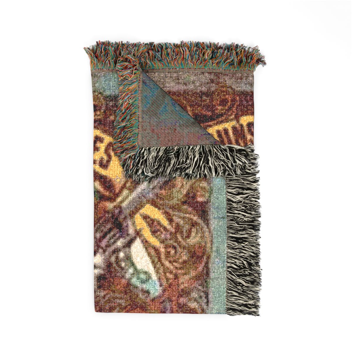Appetite for Destruction woven blanket folded
