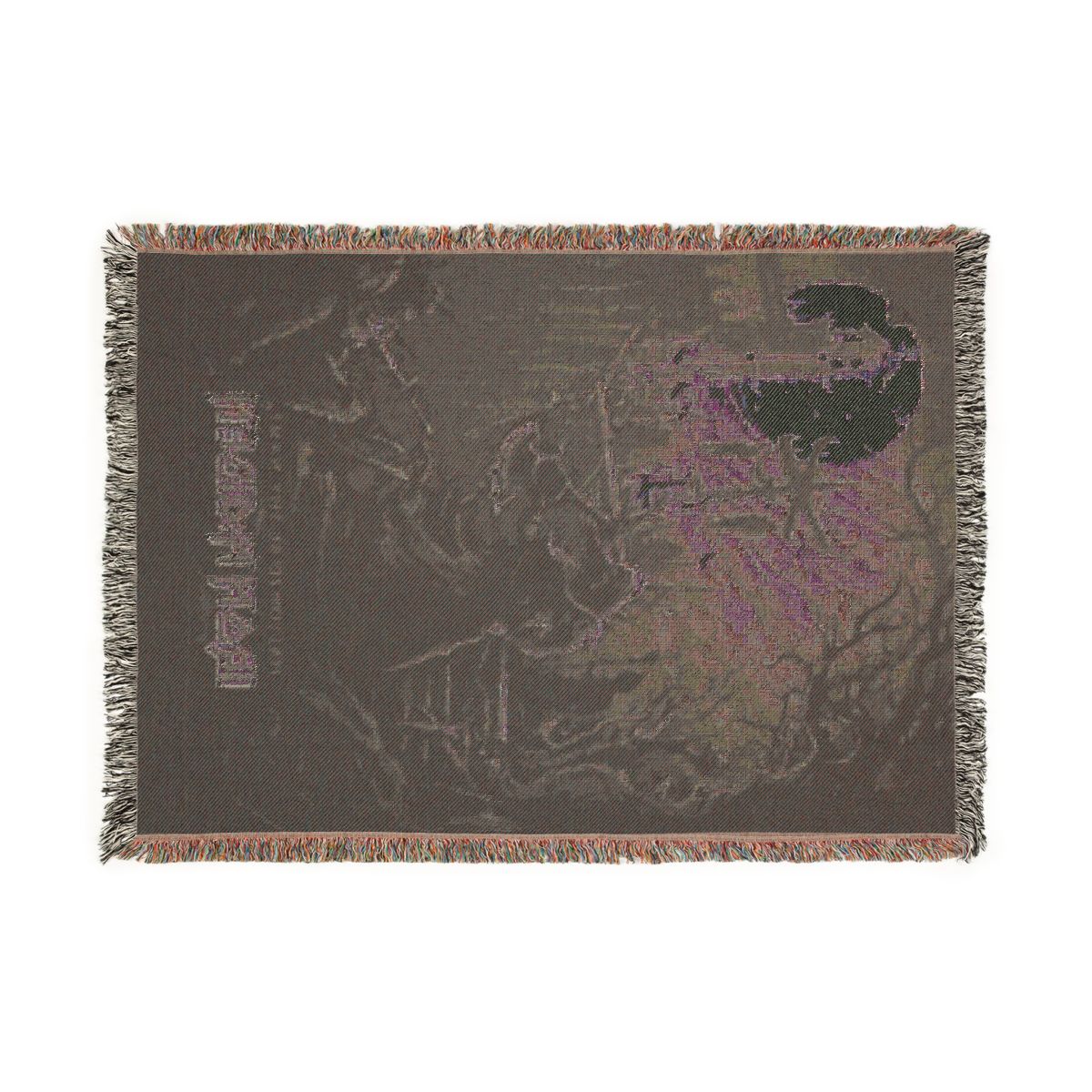 Hallowed Be Thy Name woven blanket back