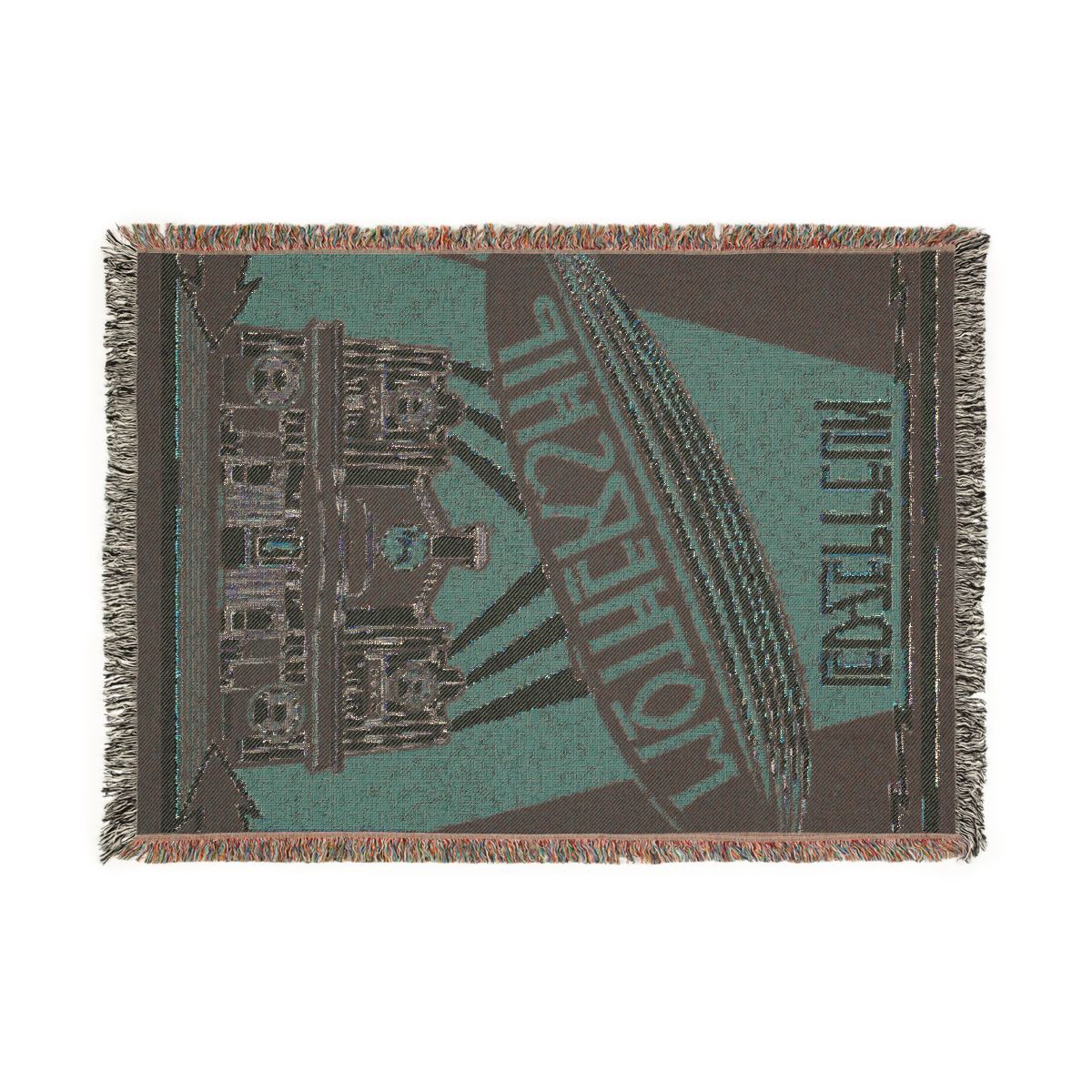Mothership woven blanket back