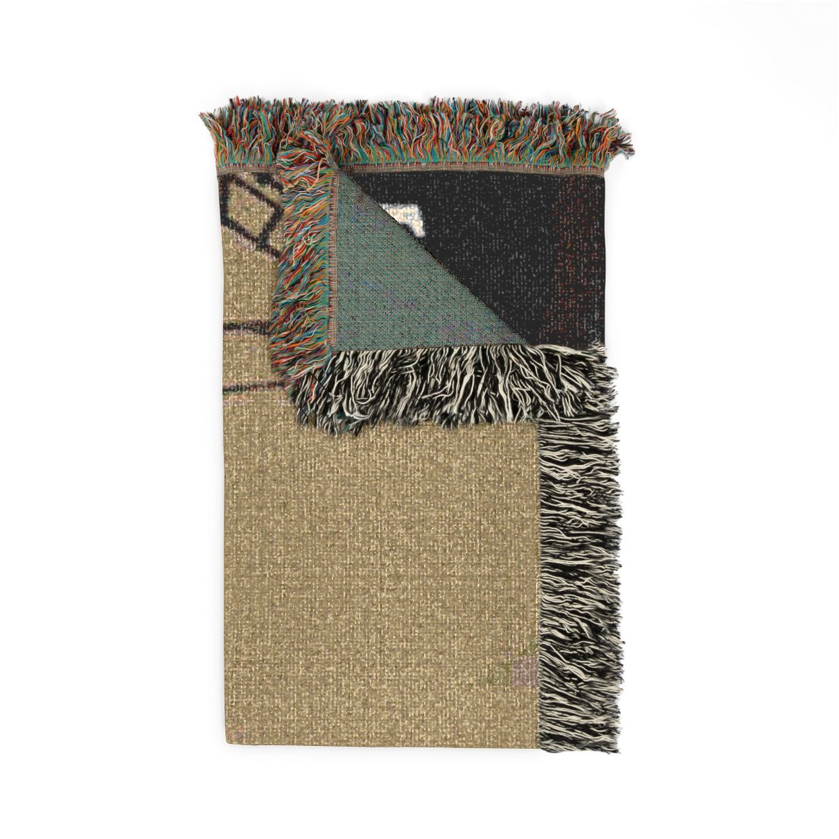 Meteora woven blanket folded