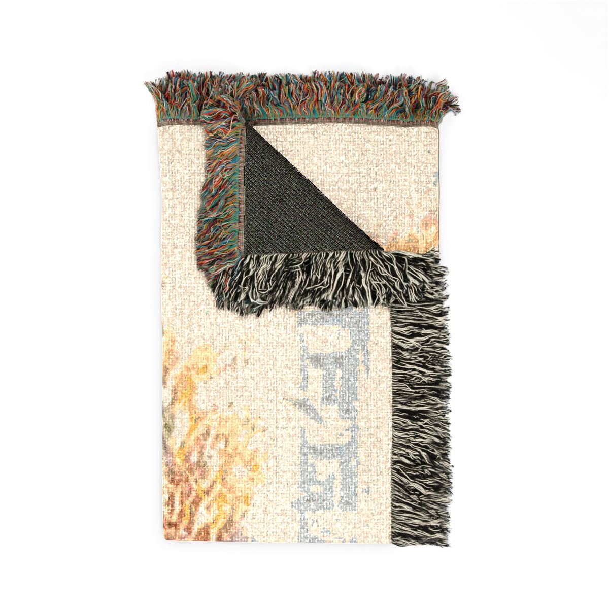Megadeth woven blanket folded