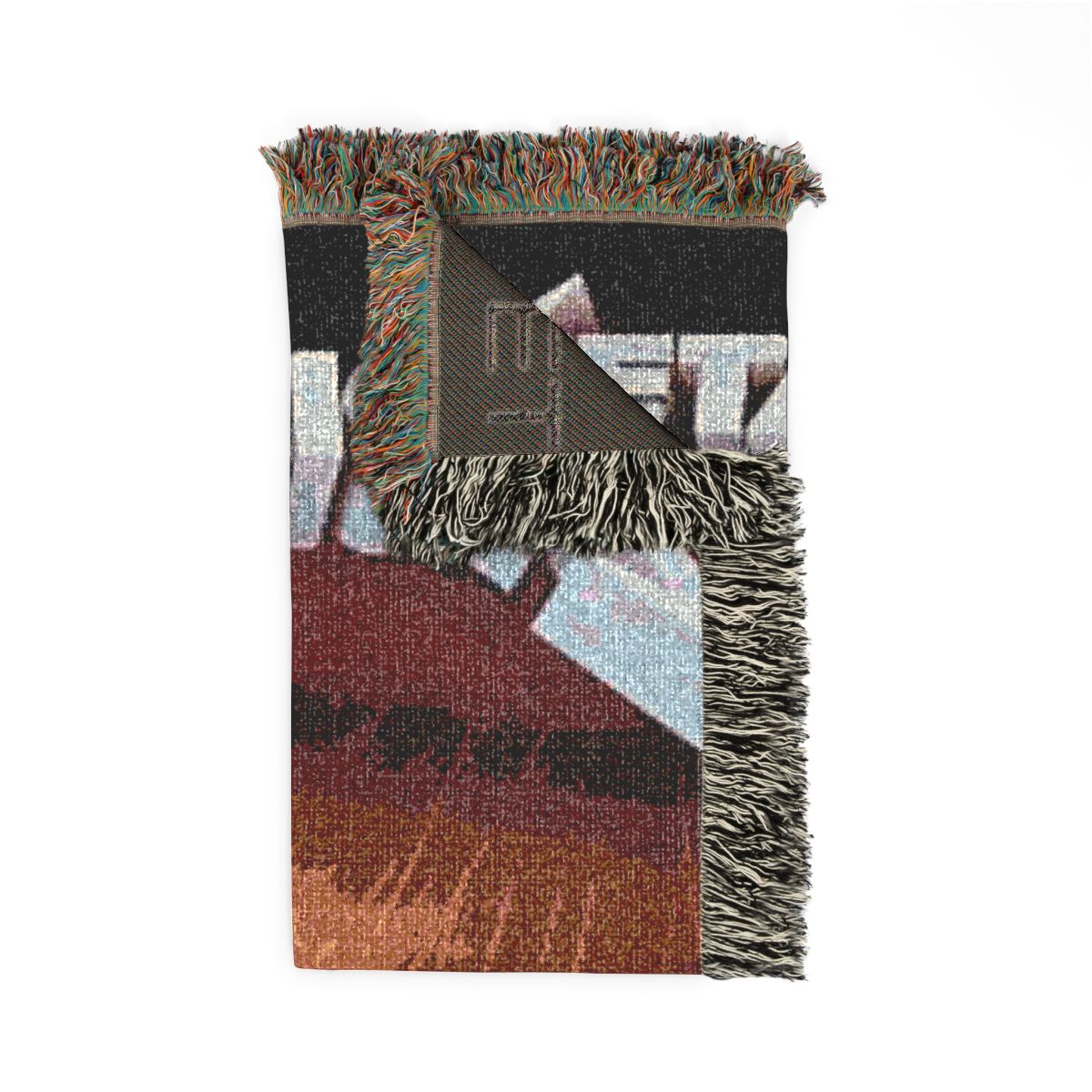Master of Puppets woven blanket folded