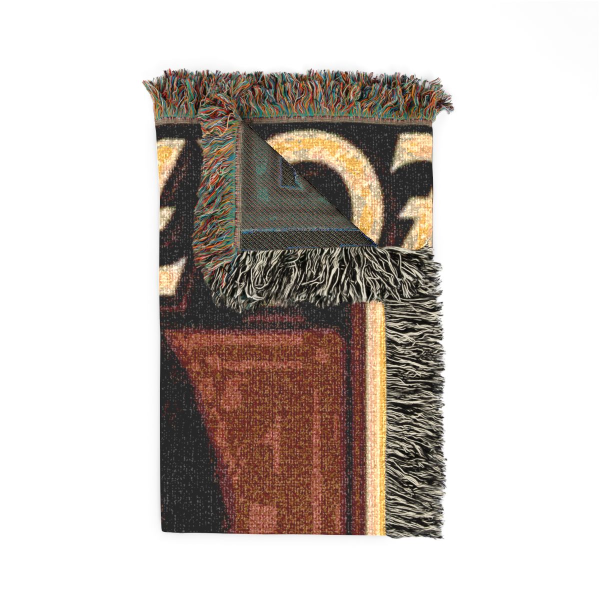 Ozzy Osbourne woven blanket folded