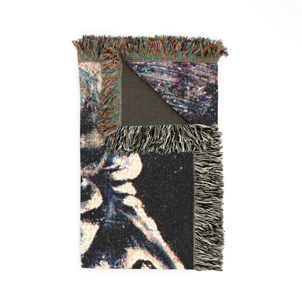 XXI Century Blood woven blanket folded
