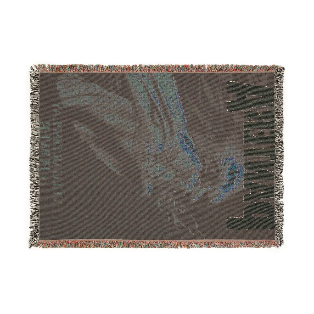 Vulgar Display of Power woven blanket back